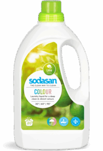 Detergent lichid pentru rufe colorate cu lime ecologic 1.5l Sodasan