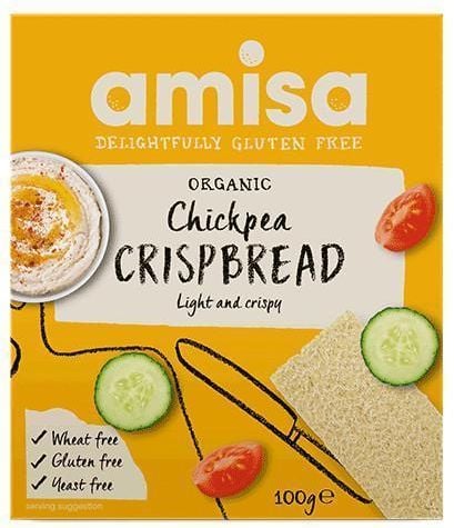 Crispbread cu naut bio 100g Amisa