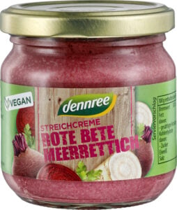 Crema tartinabila cu sfecla si rosie bio 180g Dennree