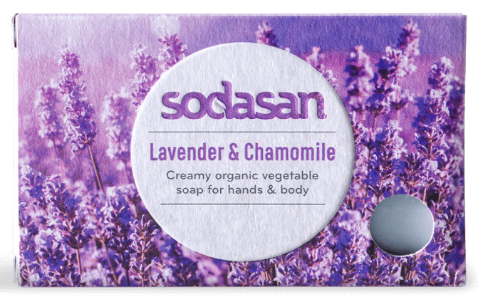 Sapun crema cu lavanda si musetel ecologic 100g Sodasan