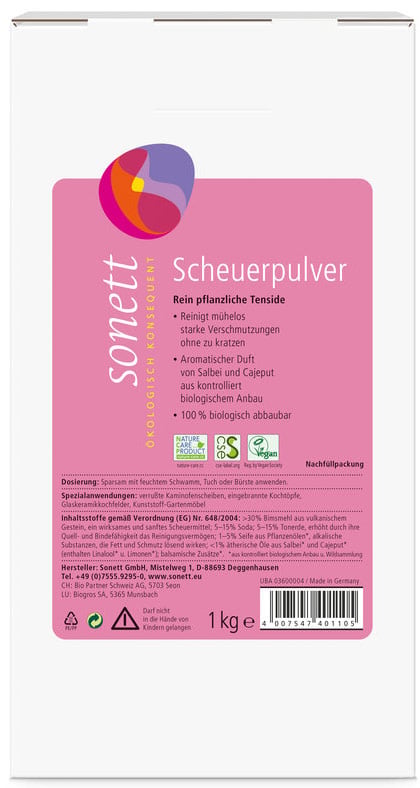 Praf de curatat ecologic 1kg Sonett