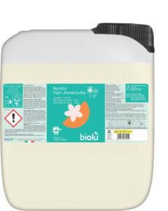 Detergent lichid pentru rufe albe si colorate cu portocale ecologic 5l Biolu