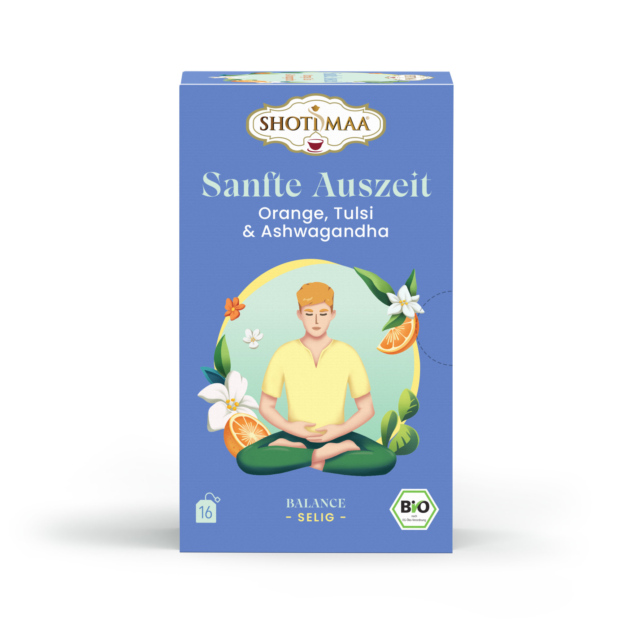 Ceai balance - sanfte auszeit - portocala, tulsi si ashwagandha bio 16dz x 2g 32g Shotimaa
