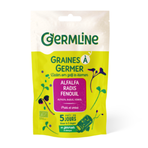 Mix alfalfa, ridiche si fenicul pentru germinat bio 150g Germline