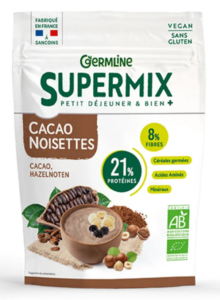 Supermix pentru mic dejun cu alune si cacao bio 350g Germline