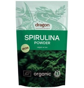 Spirulina pulbere bio 200g Dragon Superfoods
