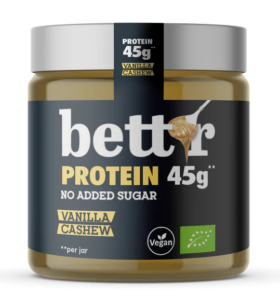 Crema proteica de caju si vanilie bio 250g Bettr