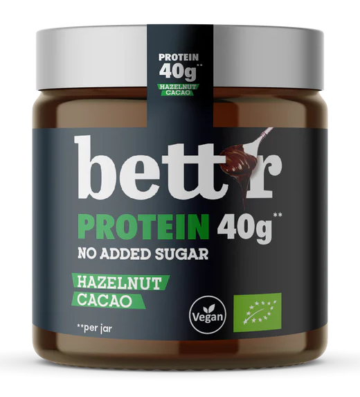Crema proteica de alune de padure si cacao bio 250g Bettr
