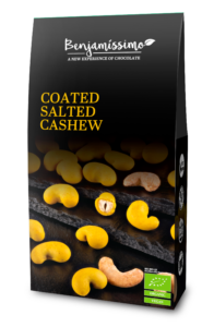 Caju sarat invelit in ciocolata cu turmeric bio  60g Benjamissimo