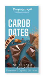 Ciocolata cu pudra de carob si curmale bio 60g Benjamissimo