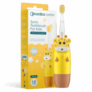 Periuta de dinti electrica pentru copii 1-8 ani - galbena Nordics
