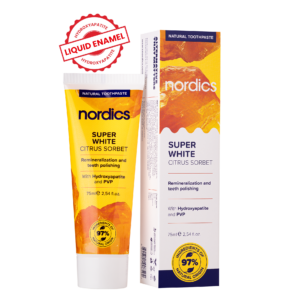 Pasta de dinti pentru albire cu citrice 75ml Nordics