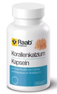Calciu coral 600mg 80 capsule 48g Raab