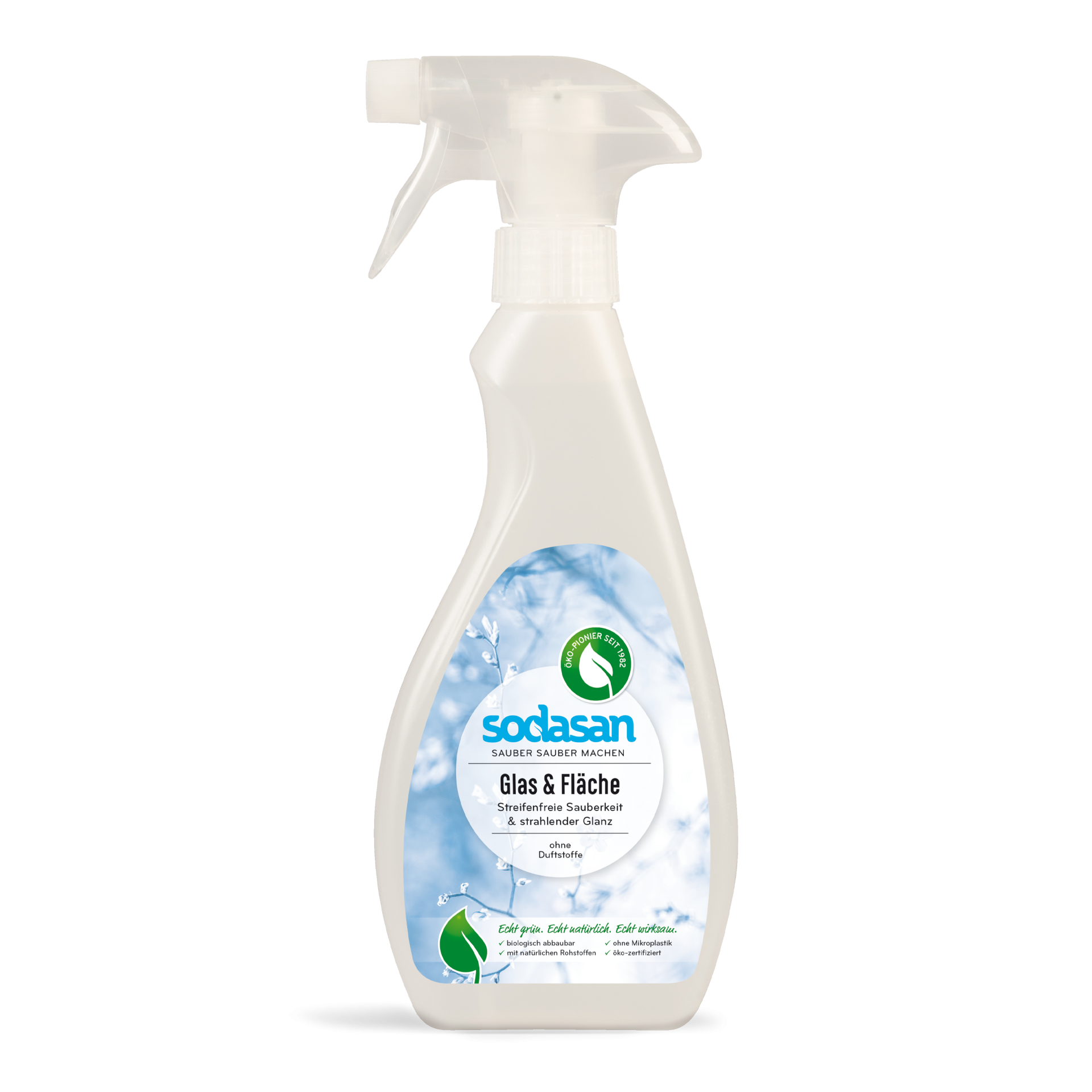 Solutie pentru suprafete din sticla ecologica 500ml Sodasan