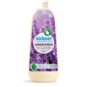Detergent lichid pentru vase cu lavanda si menta ecologic 1l Sodasan