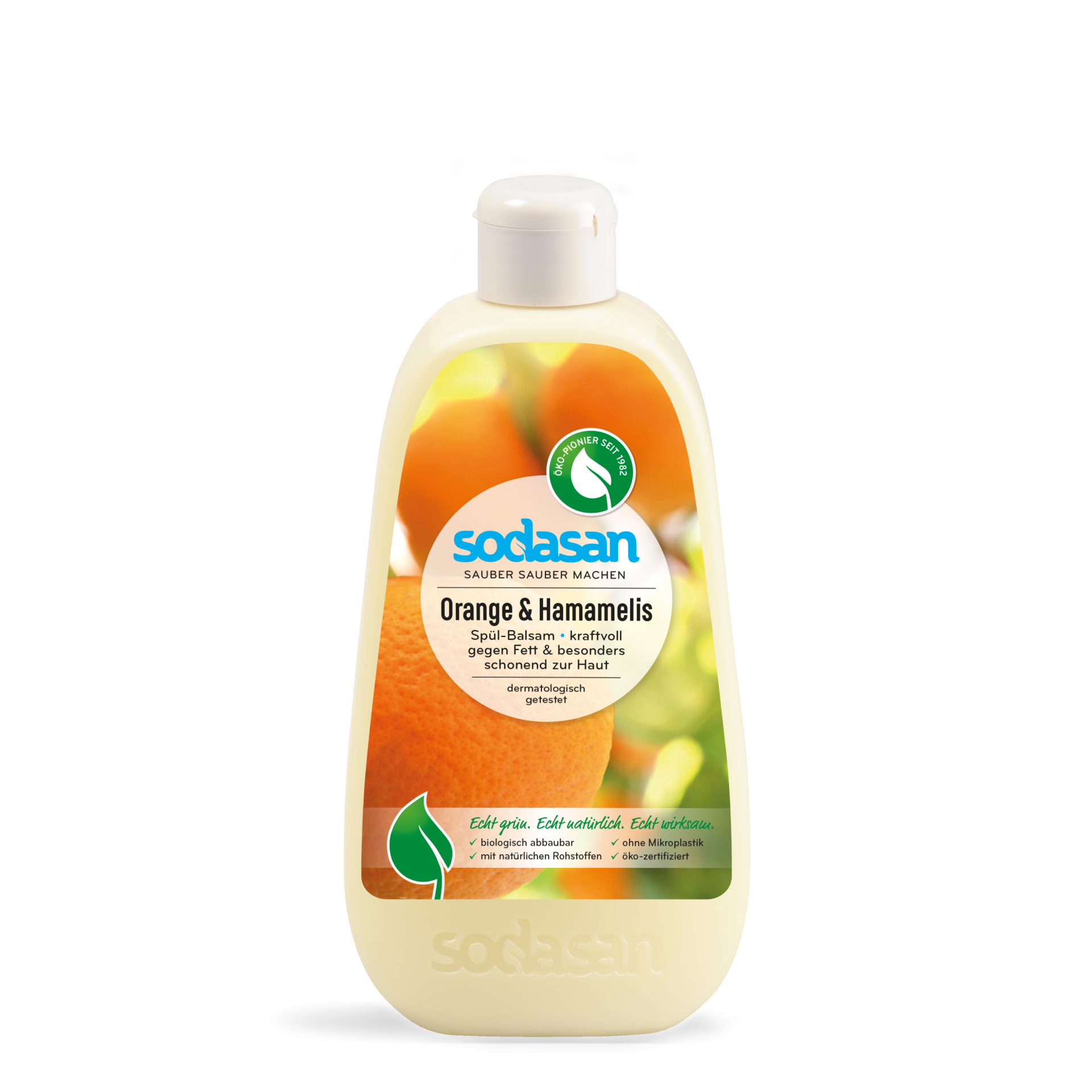 Detergent lichid pentru vase cu portocala si hamamelis ecologic 500ml Sodasan