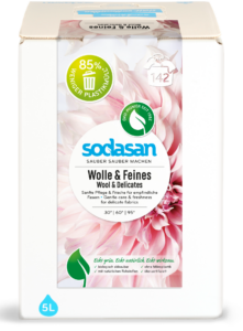 Detergent lichid pentru rufe delicate, lana si matase ecologic 5l Sodasan