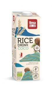 Bautura vegetala de orez cu cocos bio 1l Lima