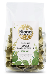 Tagliatelle din spelta cu spanac bio 250g Biona
