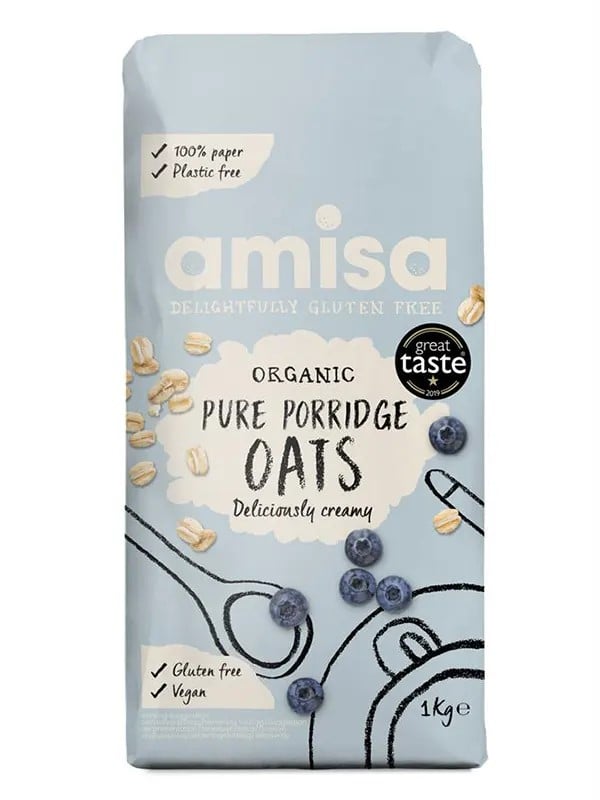 Porridge din ovaz bio 1kg Amisa