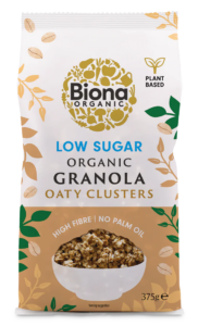 Granola cu ovaz si continut scazut de zahar bio 375g Biona