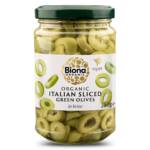 Masline verzi italine feliate in saramura bio 280g Biona