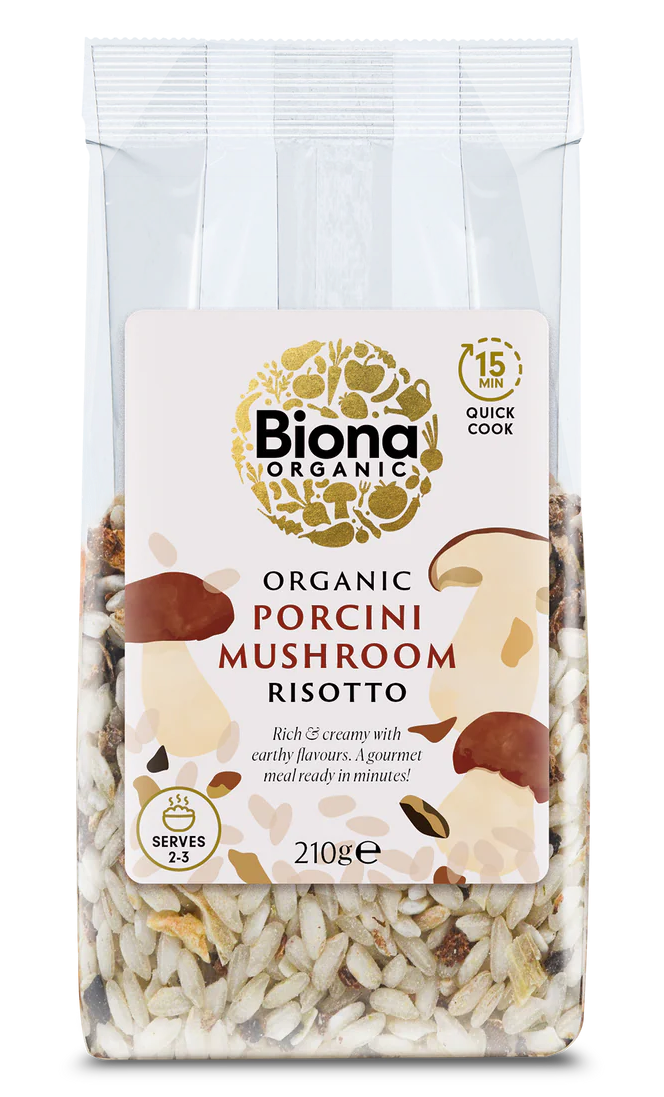 Risotto cu hribi bio 210g Biona