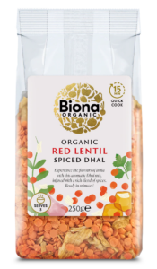 Dhal cu linte rosie si condimente bio 250g Biona