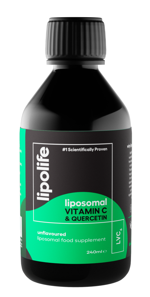 LVC6 - liposomal Vitamin C and Quercetin complex 240ml Lipolife