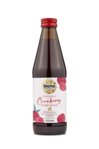 Suc de merisoare pur bio 330ml Biona