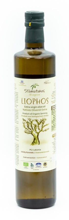 Ulei de masline extravirgin liophos bio 750ml Stamatakos Olivegrove