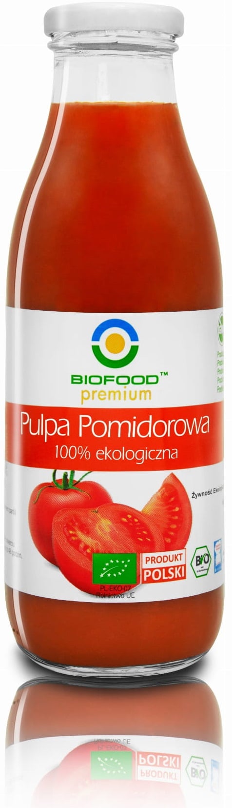 Pulpa de rosii bio 500ml Biofood
