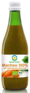 Suc de morcovi bio 300ml Biofood