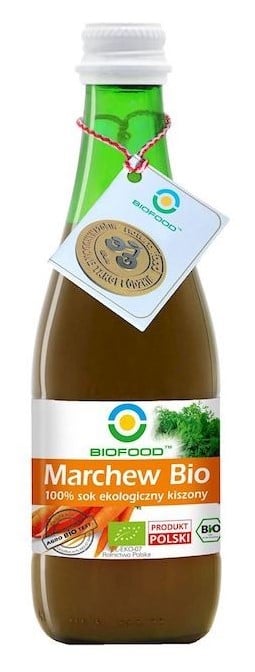 Suc de morcovi lactofermentati bio 300ml Biofood