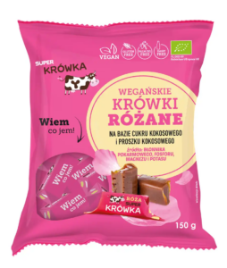 Caramele - aroma trandafir bio 150g Super Fudgio