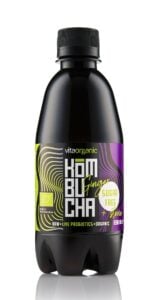Kombucha cu ghimbir indulcita cu stevia bio 330ml Vita Organic