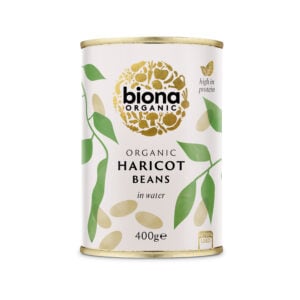 Fasole alba haricot la conserva bio 400g Biona