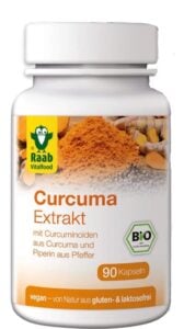 Turmeric forte bio 500mg 90 capsule 45g  Raab
