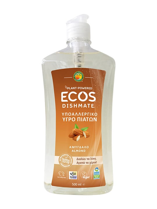 Detergent lichid pentru vase cu migdale 500ml Ecos