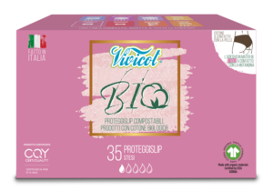 Protej slip din bumbac compostabil ecologic 1 picatura 35buc Vivicot