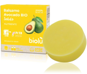 Balsam de par solid cu avocado ecologic 60g Biolu