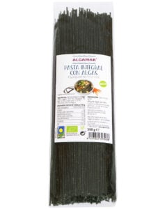 Spaghetti integrale din grau dur cu alge bio 250g Algamar