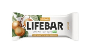 Baton cu caise bio 40g Lifebar