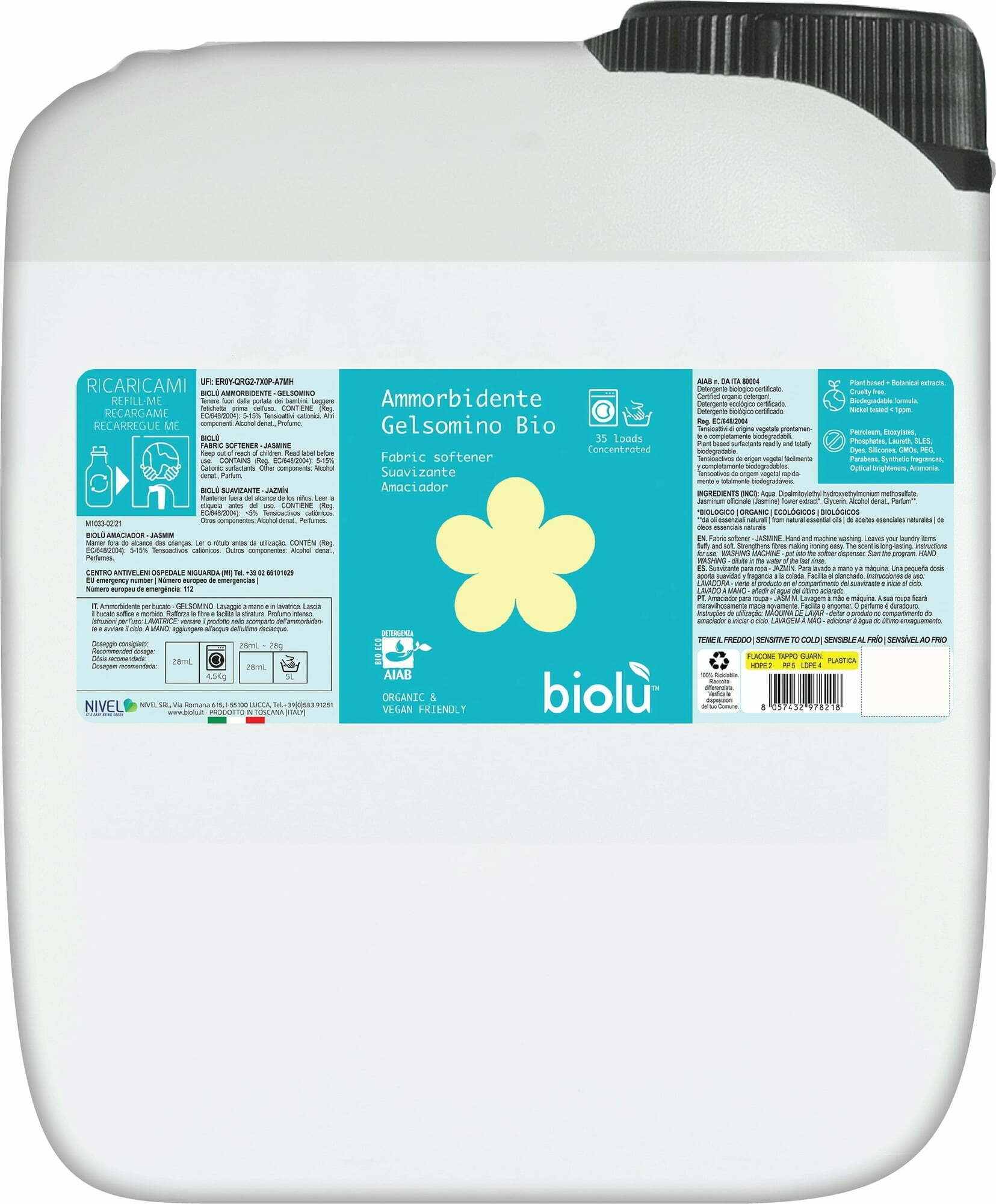Balsam de rufe cu iasomie ecologic 5l Biolu