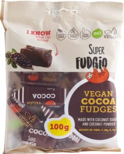 Caramele - aroma cacao bio 100g Super Fudgio