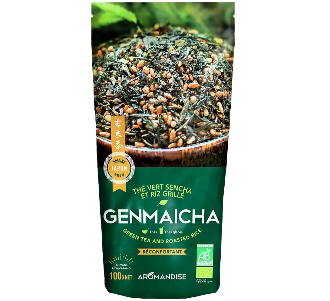 Ceai verde cu orez genmaicha bio 100g Aromandise