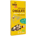 Ciocolata cu alune de padure si curmale bio 100g Super Fudgio