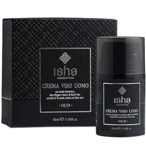 Crema de fata cu acid hialuronic si ulei de argan pentru barbati 50ml Isha