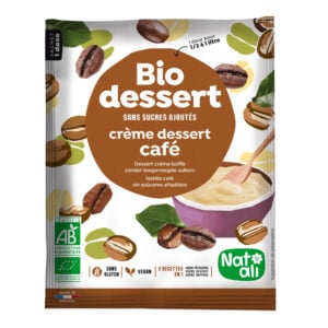 Desert crema cu cafea bio 45g Nat-ali