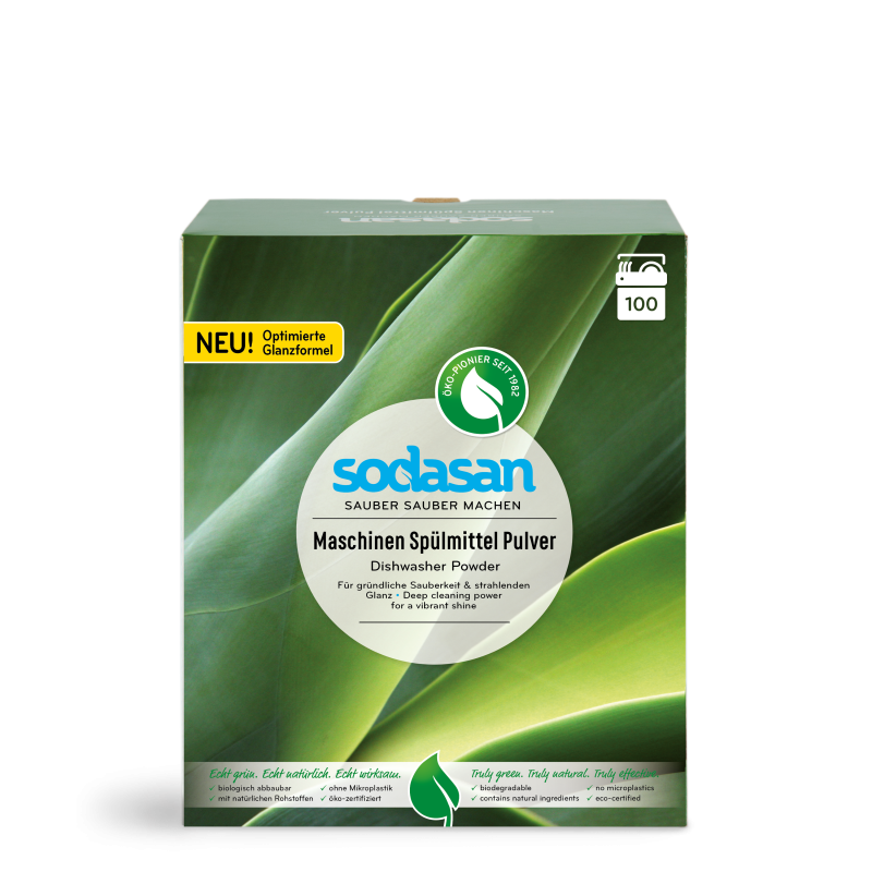 Detergent praf masina de spalat vase bio 1.5kg Sodasan